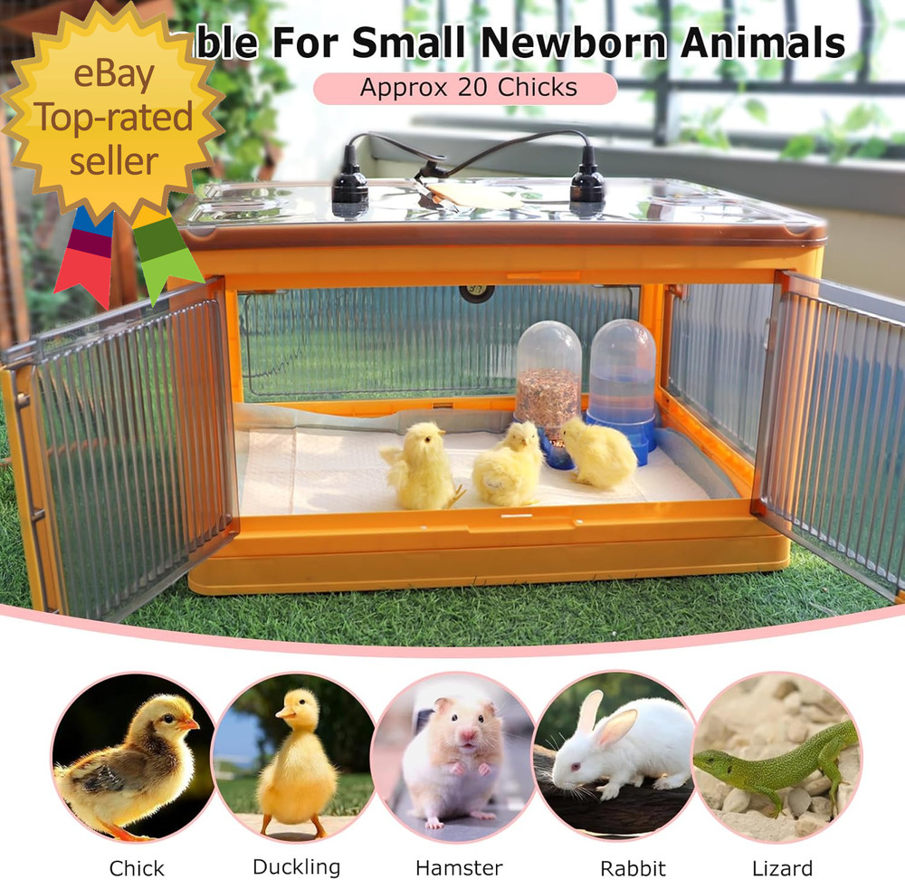 Chicken Brooder Box for Chicks Chicken Brooder Box Kit with Heater