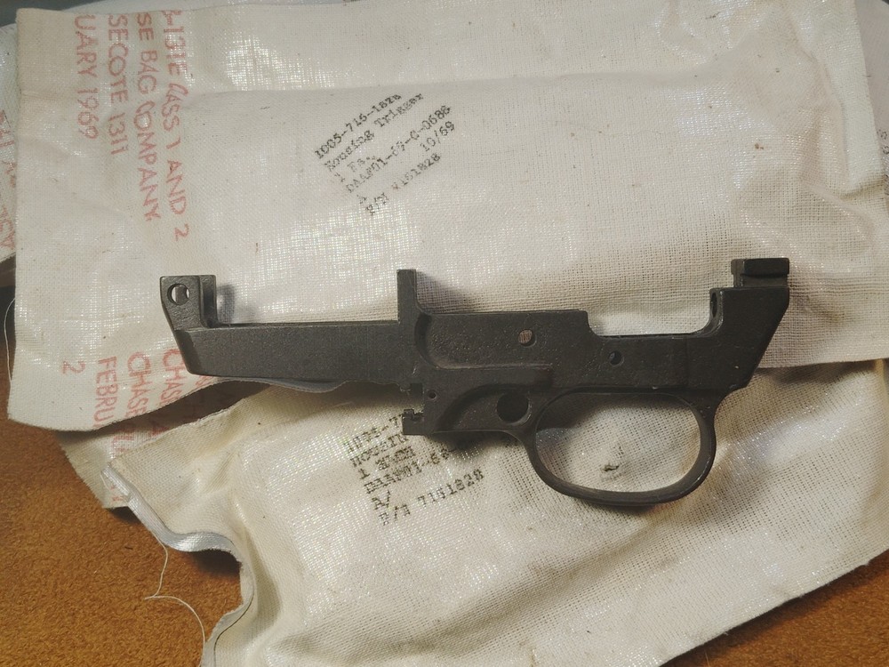 M1 Carbine Trigger Housing Type 6 Stripped USGI wrap Unopened