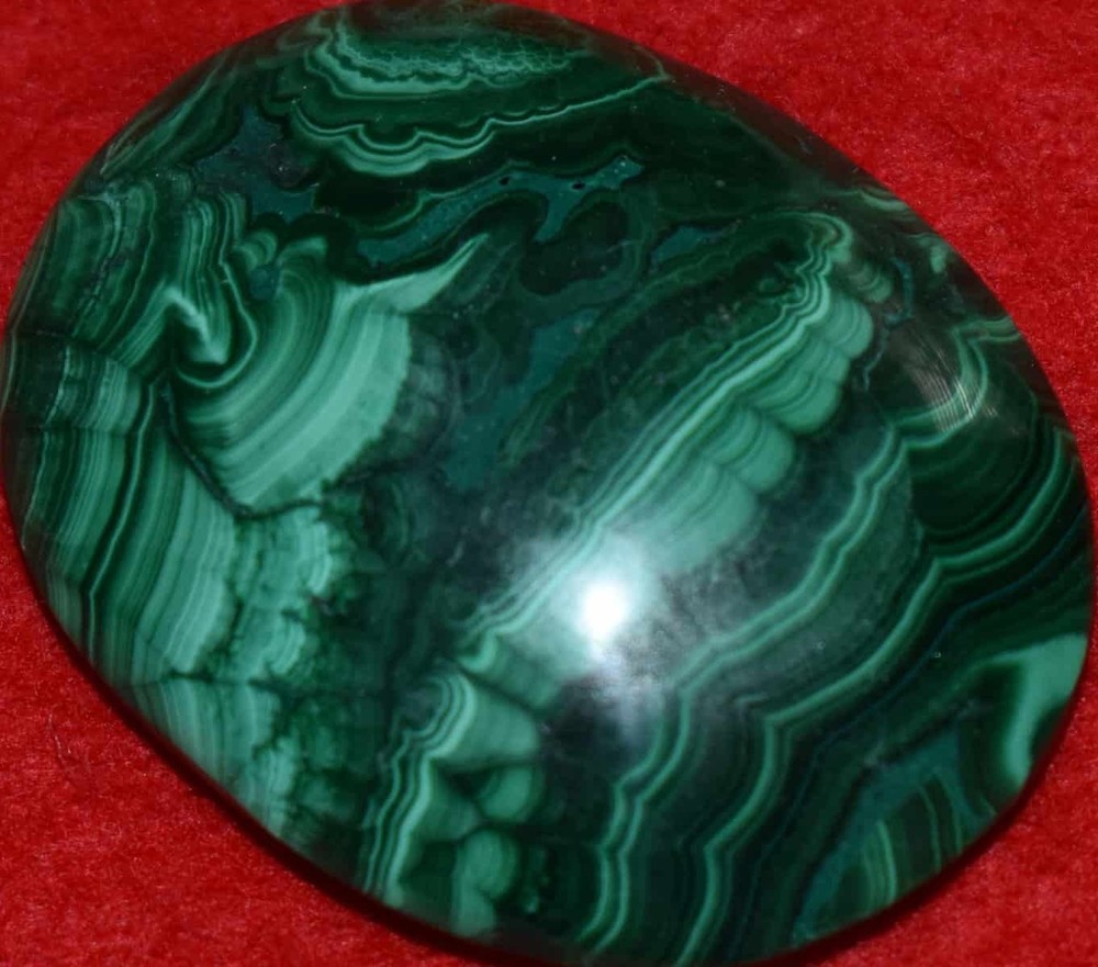 Malachite Worry Stone #1