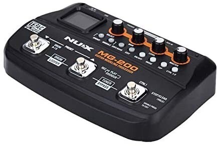 NUX MG-200 Guitar Modeling Processor Guitar Multi-Effects Processor With 55 Effe