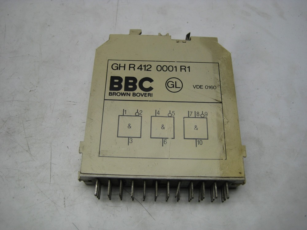 BROWN BOVERI 4120001R1 DELAY MODULE UNMP