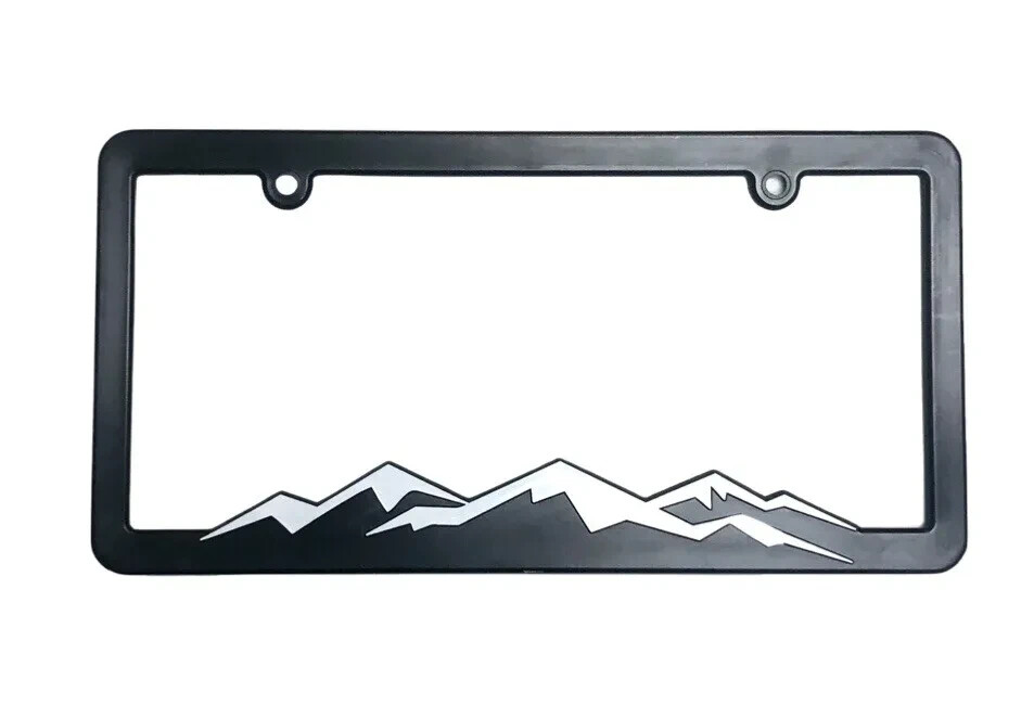 OFF ROAD White-Cap Mountains License Plate Frame Bracket