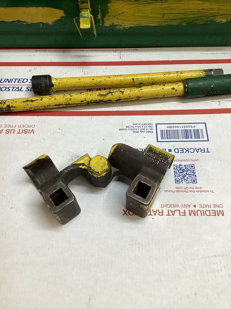 Greenlee 796 Ratchet Cable Wire Bender Set COMPLETE ED4U #4079-A