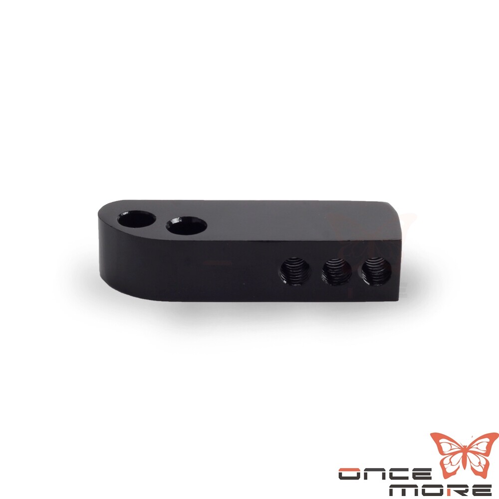 Motorcycle Black Headlight Extension Block For Harley FXD Dyna Super Glide