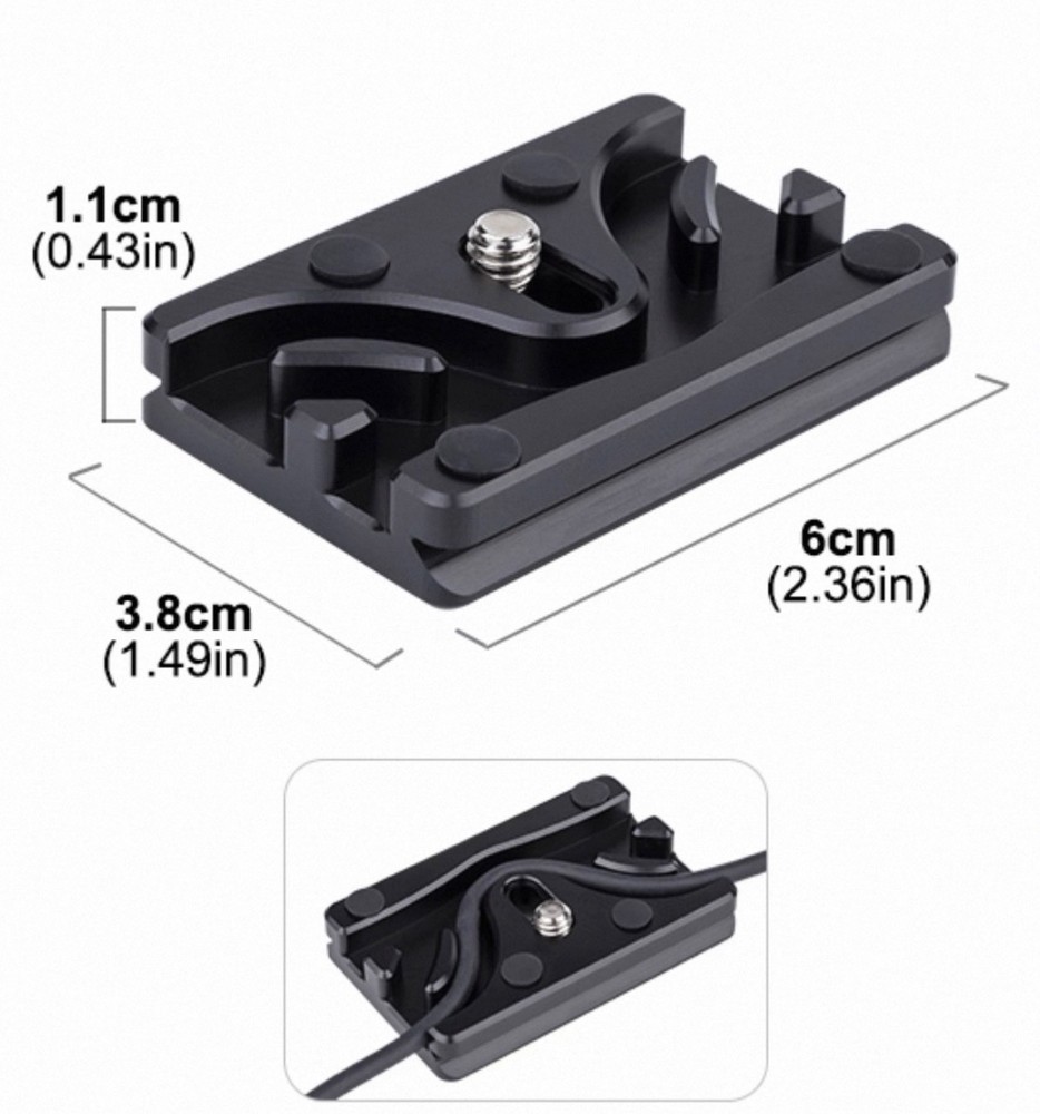 Anti-Slip Metal Camera Cable Wire Holder Organizer for Securing Tether Cable