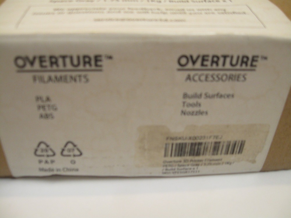 Overture PETG 3D Printer Filament