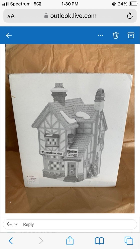 dept 56 dickens village Bumpstead Nye