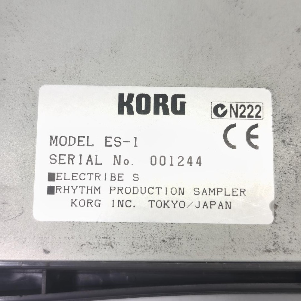 KORG ES-1 ELECTRIBE S Rhythm Production Sampler Synth Sequencer Tested