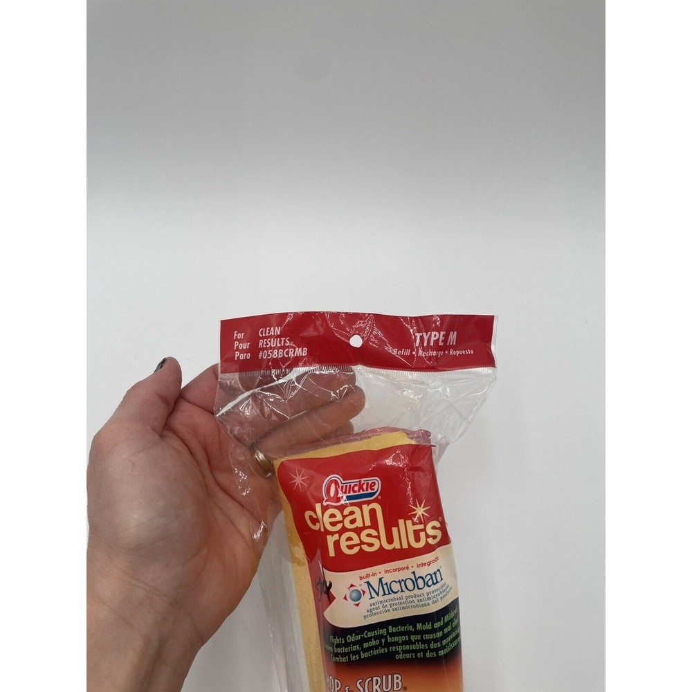 Quickie Clean Results Refill Microban Roller Sponge Mop #058BCRMB Type M