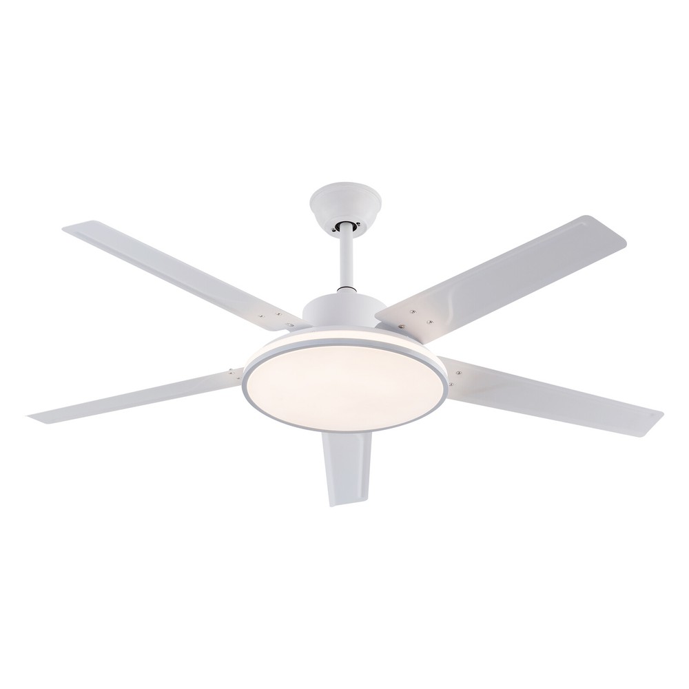 52in Modern Ceiling Fan Light Dimmable LED 3-Color Memory Function Fan w/ Remote