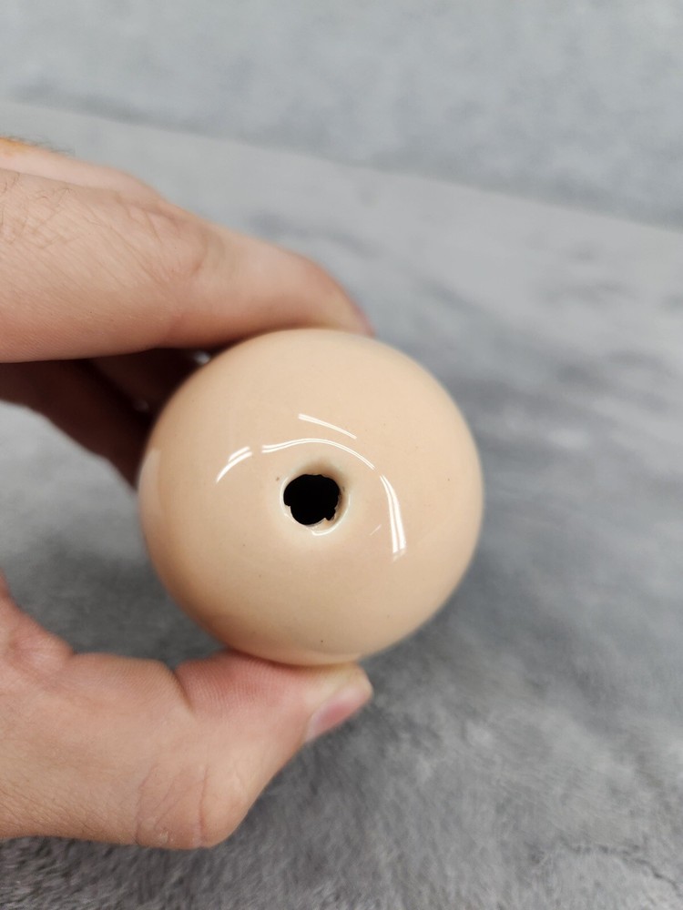 Vintage Ceramic Pottery Easter Egg Ceramic Pottery Holiday Decor 2.5"