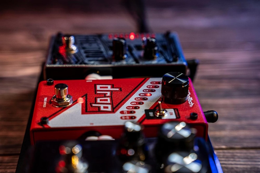 DigiTech DROP Polyphonic Drop Tune Pedal Red New