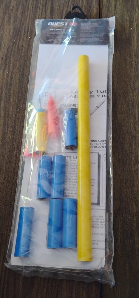 Quest Totally Tubular Model Rocket Kit