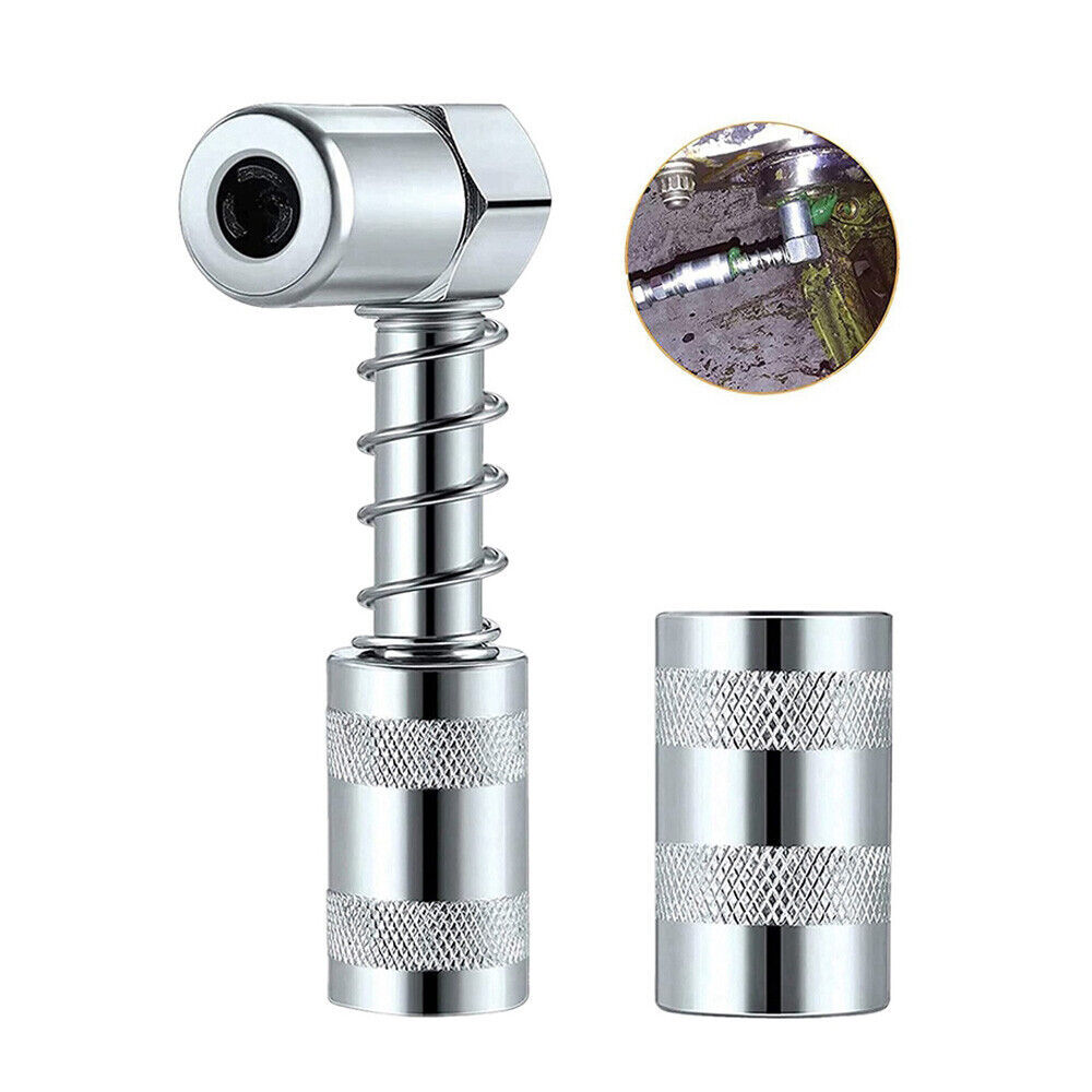 Grease Nozzle Adapter Grease Gun- Accessory 90 Degree Grease Coupler US✨