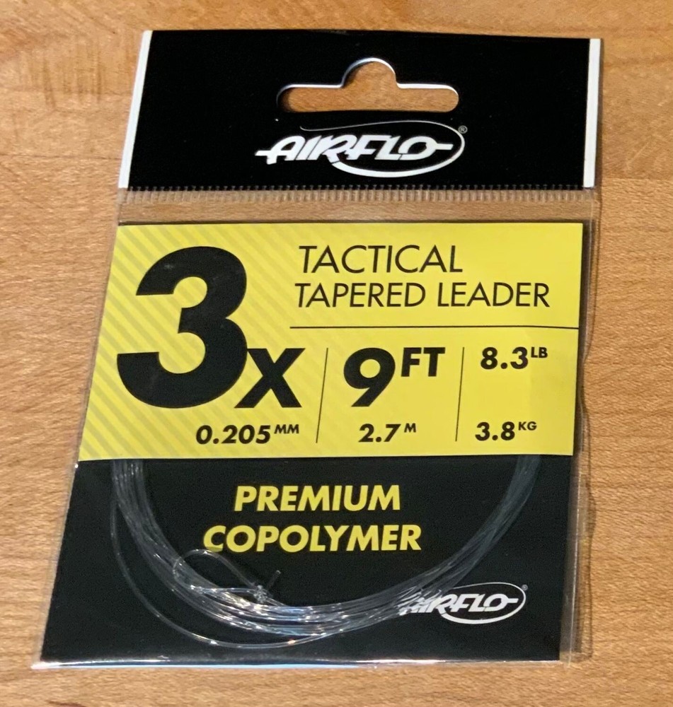 AIRFLO Tactical Tapered 9ft. Leader Singles