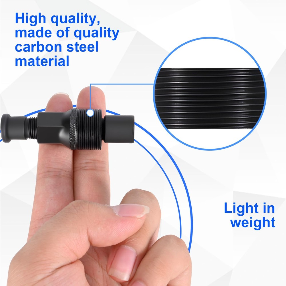 Bicycle Crank Unloading Tool General Purpose Maintenance Repair Tool Set Black