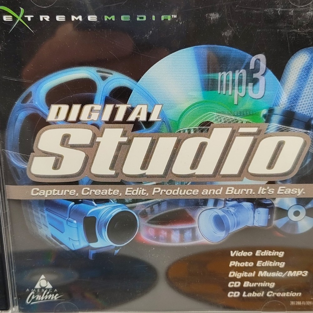 Extreme Media Digital Studio Capture, Create, Edit, Produce & Burn PC ROM 2 Disc