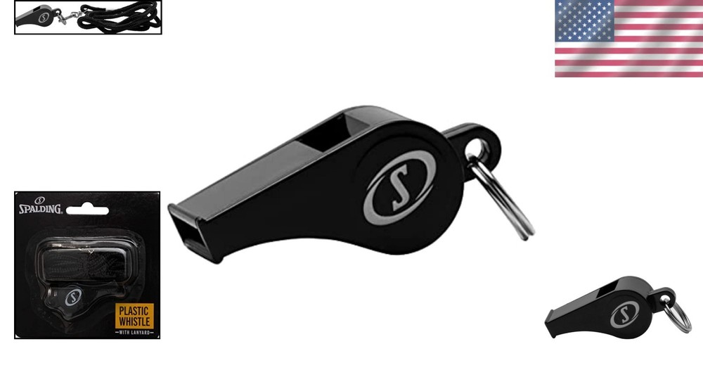 Quality Plastic Whistle with Lanyard - Coaches & Referees Essential