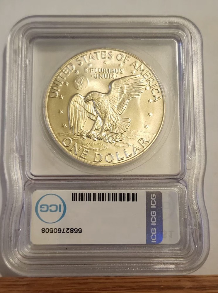 1974-S Eisenhower Silver Dollar $ Ike MS68 ICG GREAT LUSTER! #2
