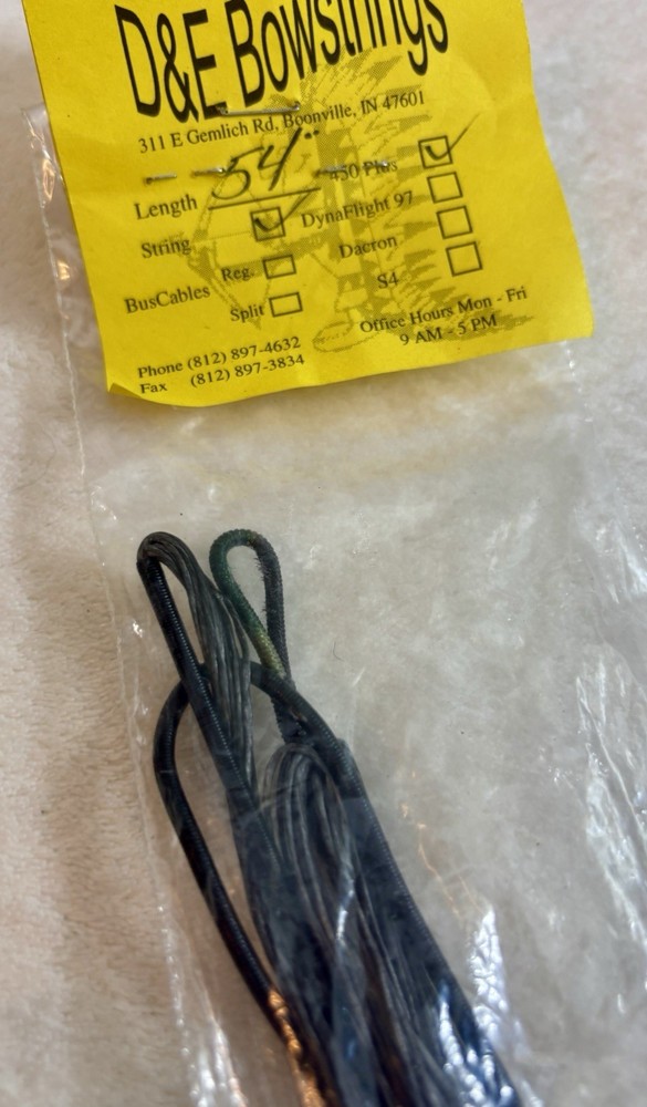 D & E Bowstrings 54 In Bowstring For Crossbow, 450 Plus. Free Shipping.
