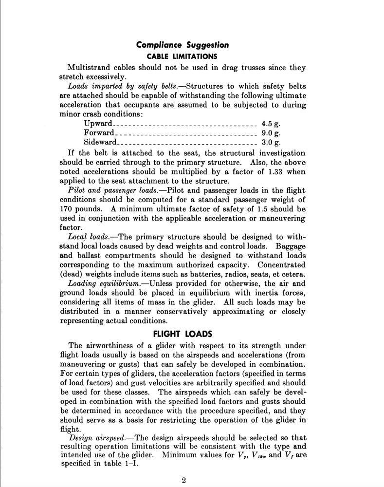 157 Page 1962 Basic Glider Criteria Handbook Manual on CD