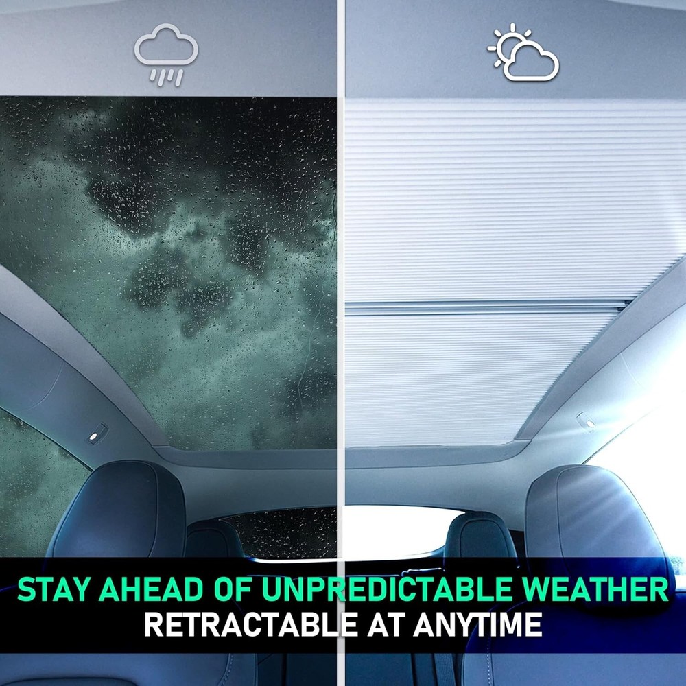Retractable Sunshade for Tesla Model Y 2020-2025