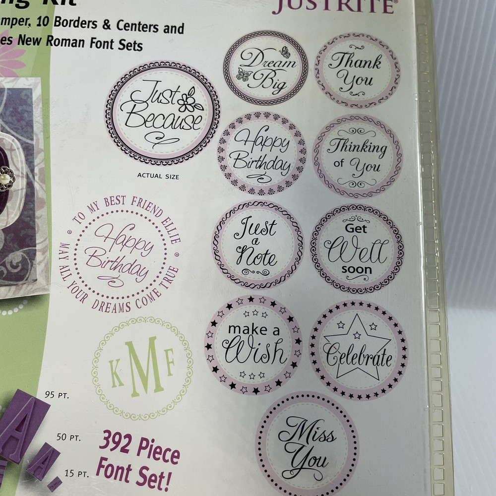 Just Rite Custom Design Card making Kit