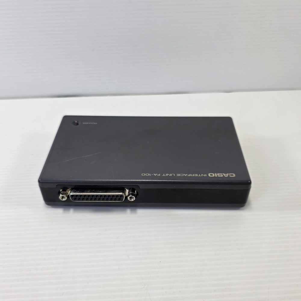 Casio FA‑100 Interface Unit Vintage Calculator RS‑232 Untested Japan