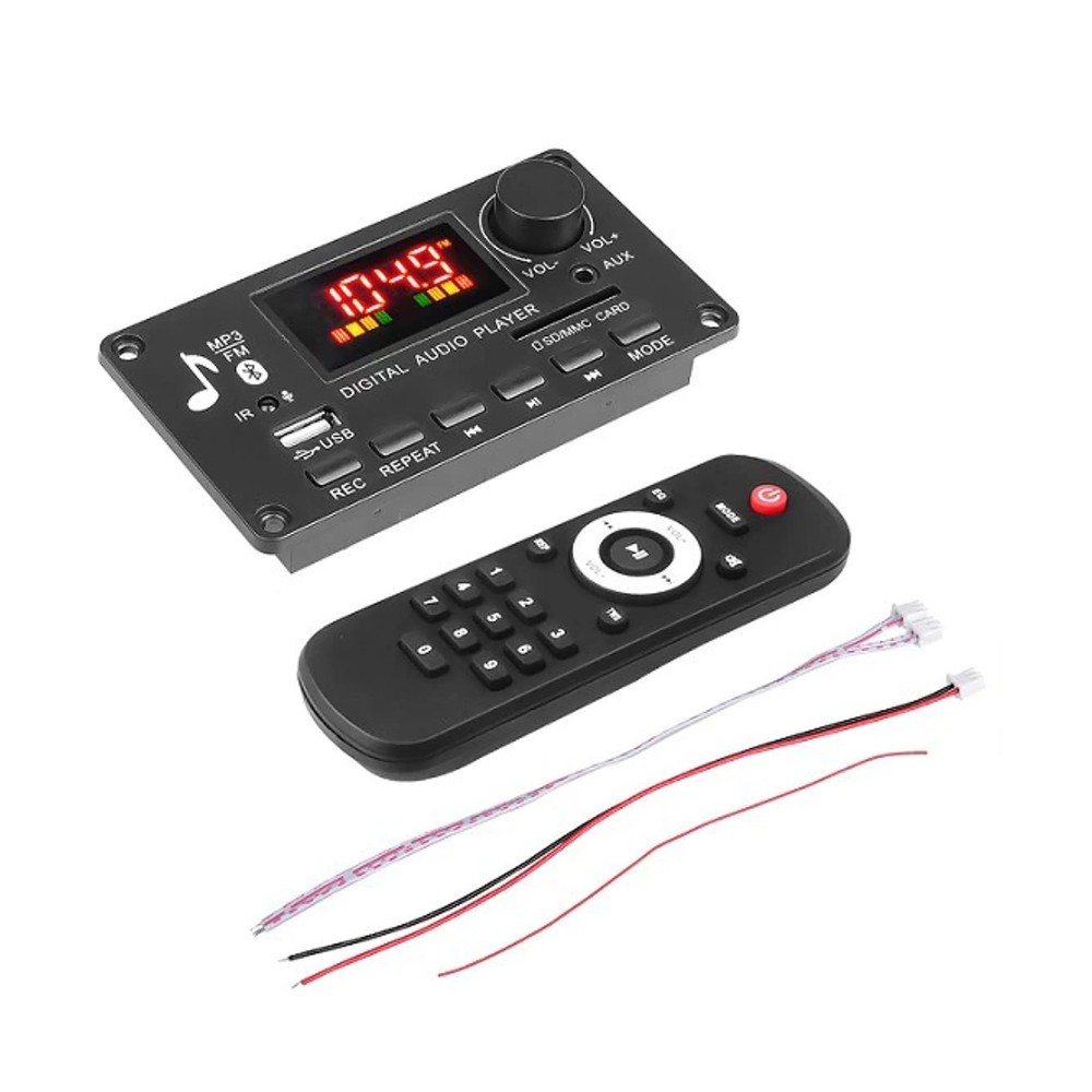 Audio Amplifier Decoder Board BT 5.0 MP3/WMA/WAV Multifunctional Integration