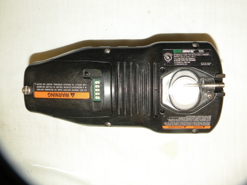 MSA SIRIUS MULTIGAS DETECTOR MSA GALAXY AUTOMATED TEST SYSTEM & CYLINDER HOLDERS