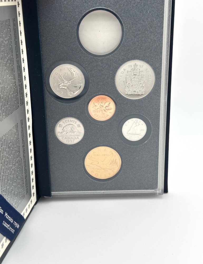 1997 Canada Specimen Coin Set - Original Case and COA