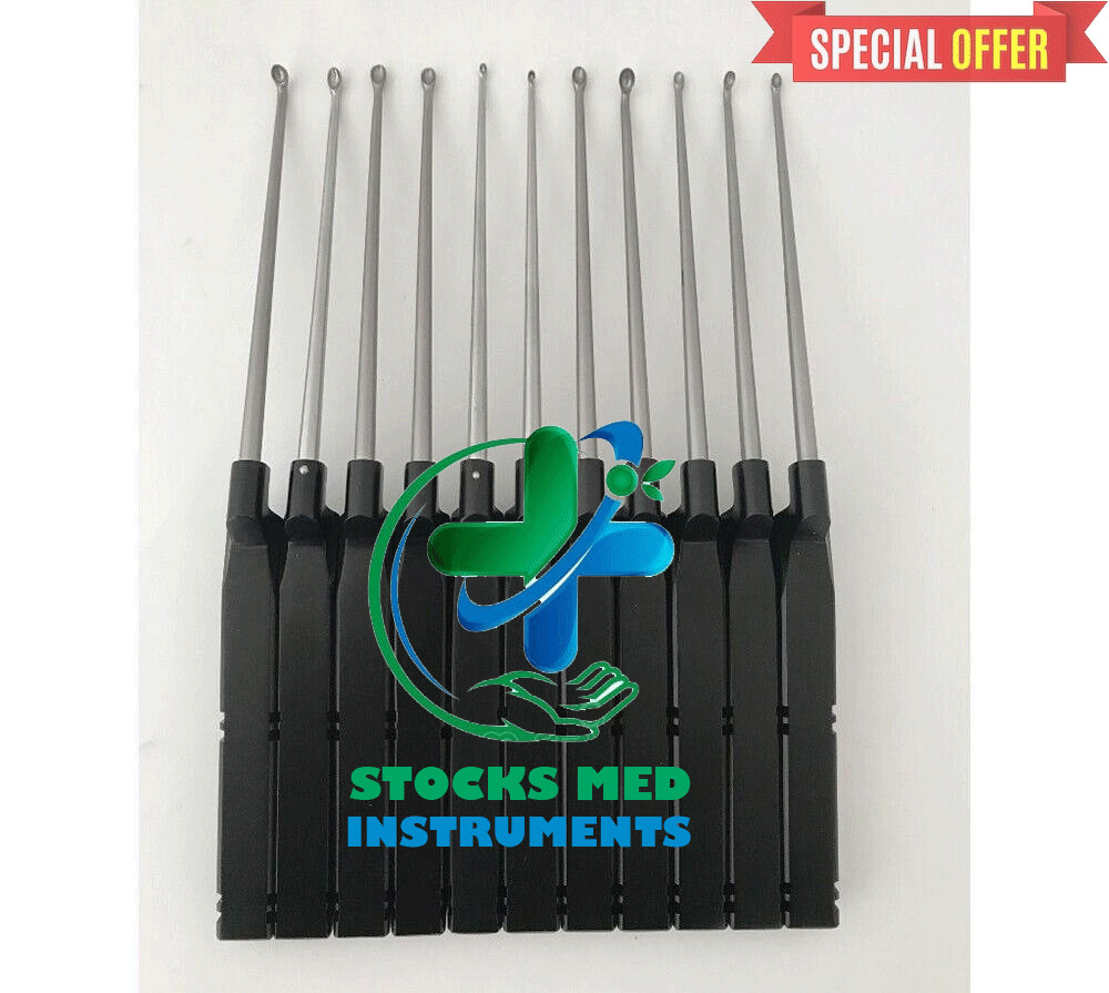 CODMAN KARLIN TYPE SPINAL CURETTE SET INSTRUMENTS