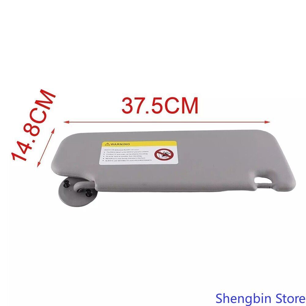 Replacement Sun Visor Set for Chevrolet Driver & Passenger Side Gray