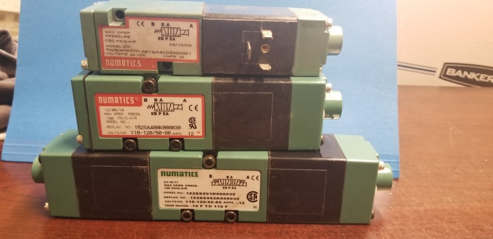 NUMATICS VALVES USED AND NEW