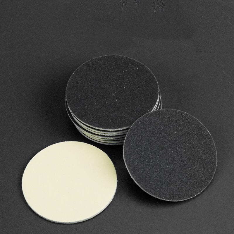 100pcs 80 Grit 15mm Sponge Pad Sanding Sponge Hook and Loop Sanding Disc
