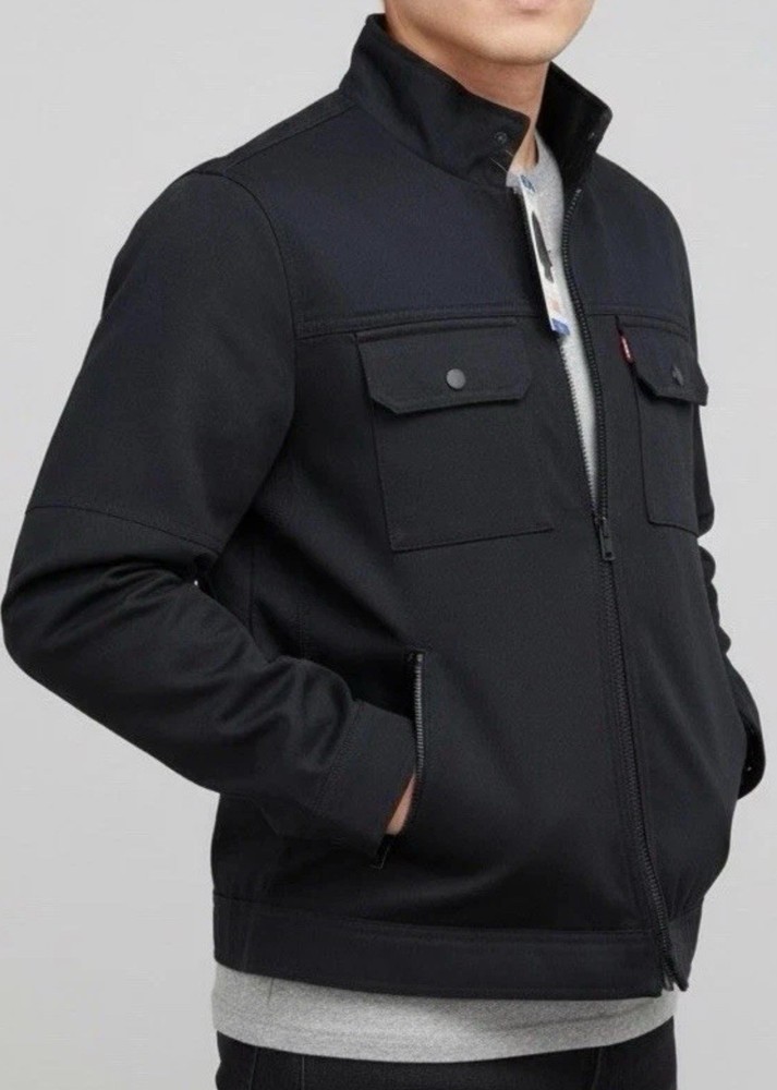 Levi's Men's Stand Collard Canvas Jacket