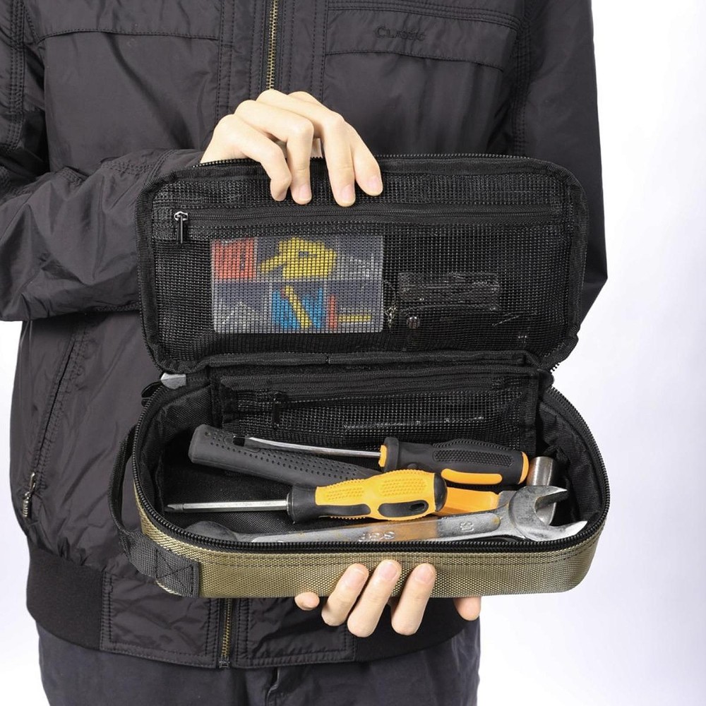 Small Tool Bag Utility Pouch Heavy Duty Multifunctional Tool Storage Organizer