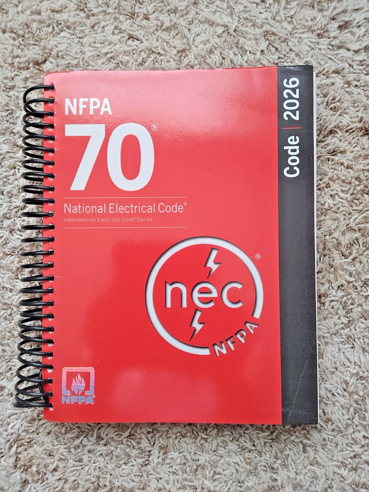 NFPA 70, National Electrical Code NEC 2026 Spiralbound