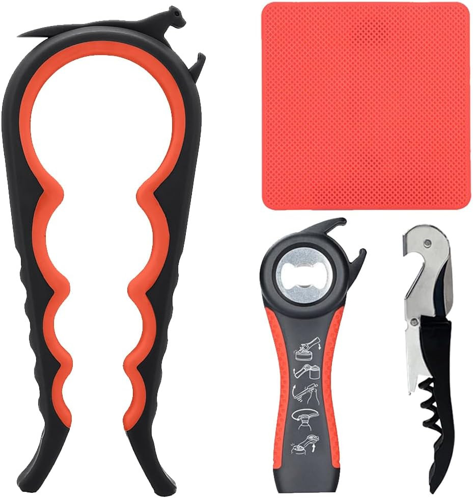 Otstar Latest Jar Opener for Seniors with Arthritis, Weak Hands, Multi-Function