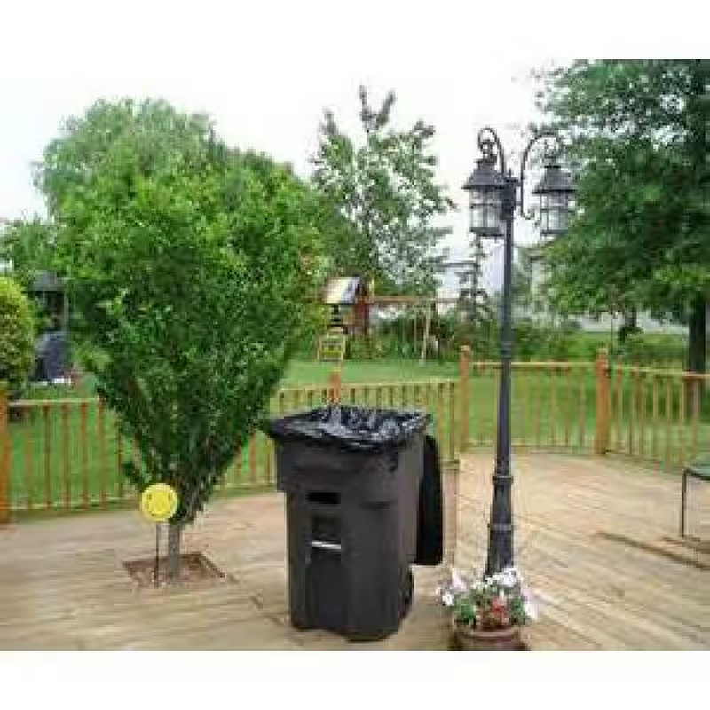 33 Gal. Black Large Drawstring Trash Bags (86-Count)