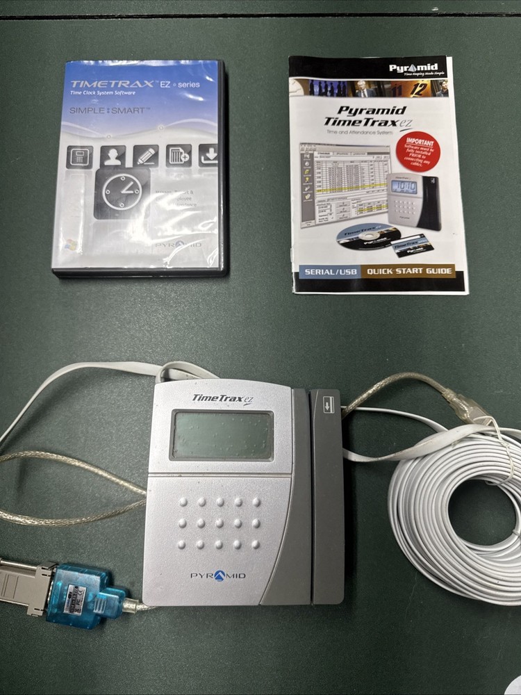 Pyramid TimeTrax EZ Swipe Terminal Time Clock