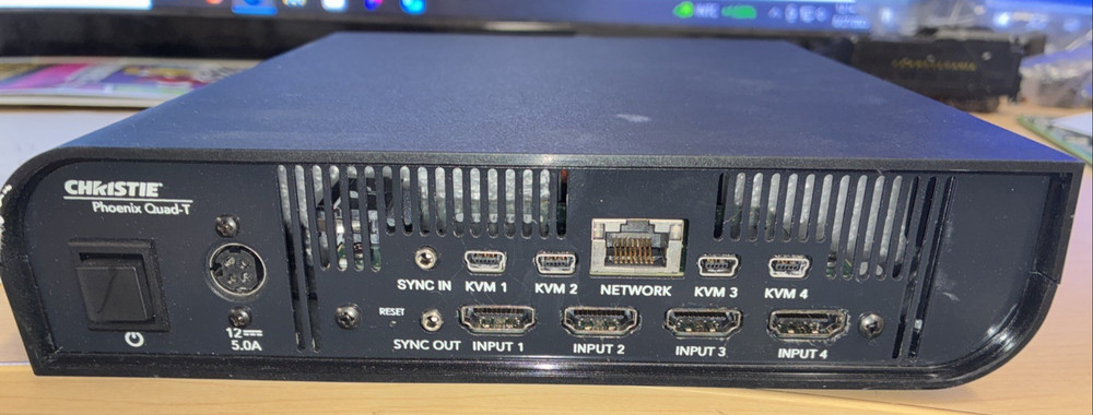 Christie Phoenix Quad-T 505VSE 4K Video Streaming Encoder x4 HDMI