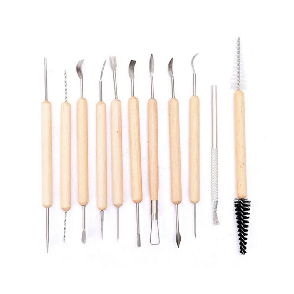 Clay Tools 40PCS Pottery Tools Clay Sculpting Tools Polymer Clay Tools Kit