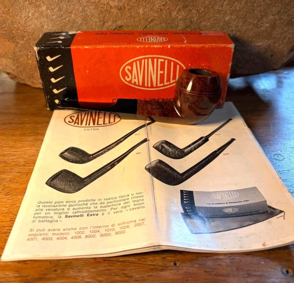 VINTAGE "SAVINELLI EXTRA" 504 FULL REFURBISHED PIPE
