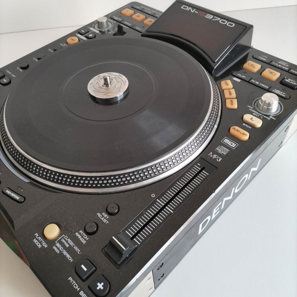 Denon DN-S3700 USB Media and CD Player Deck Motorized DJ Turntable working