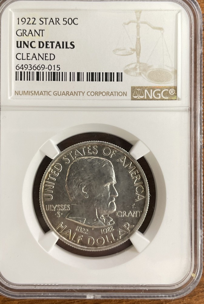 1922 Grant Half Dollar with Star UNC