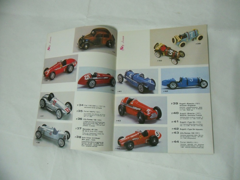 1983 BRUMM 1/43 SCALE MODEL KITS CATALOG.