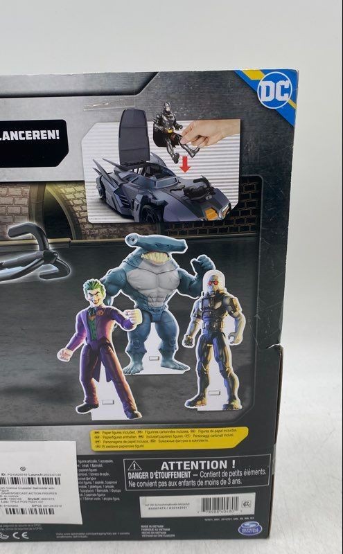 Spin Master DC Comics Batman Batmobile Crusader Vehicle Launcher Action Figure