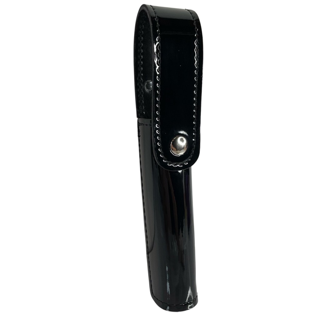 Stallion Flashlight Holder Leather Covered Gloss Black SLD-3 Streamlight Stinger