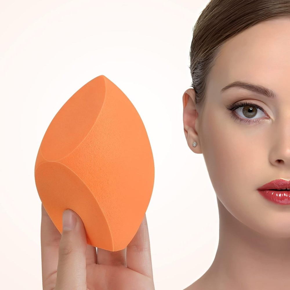 Extra Large 10cm Makeup Blender with Sponge Holder for Effortless Application